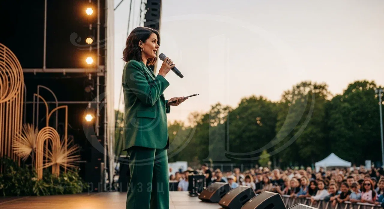 Когда ведущий корпоратива женщина