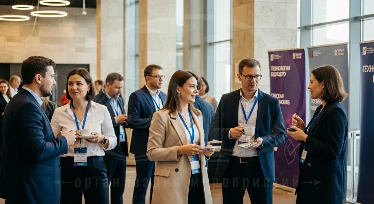 Организатор семинара обязательно предусмотрит удобную навигацию по площадке и зоны нетворкинга