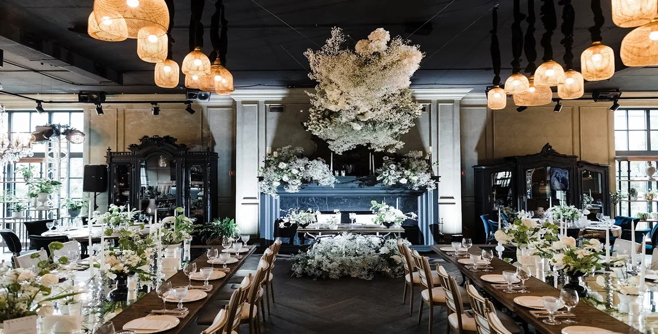 Обстановка внутри площадки: Зал Modus Hall ресторанного комплекса MODUS (г. Москва)