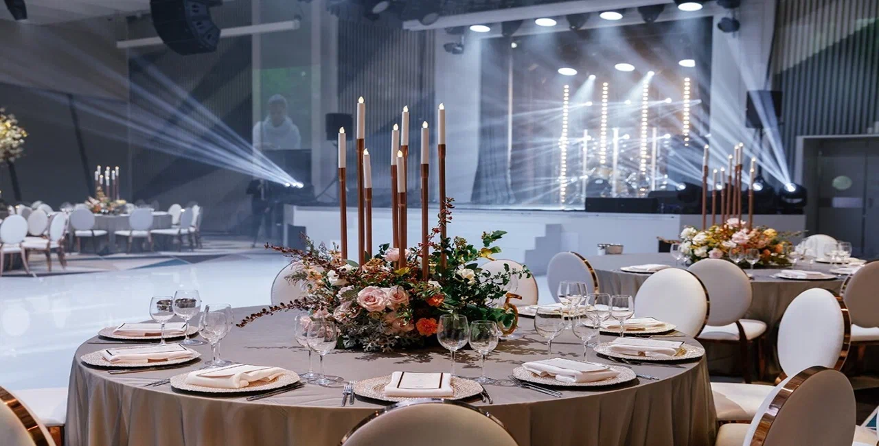 Обстановка внутри площадки: Основной зал ORION HALL MOSCOW