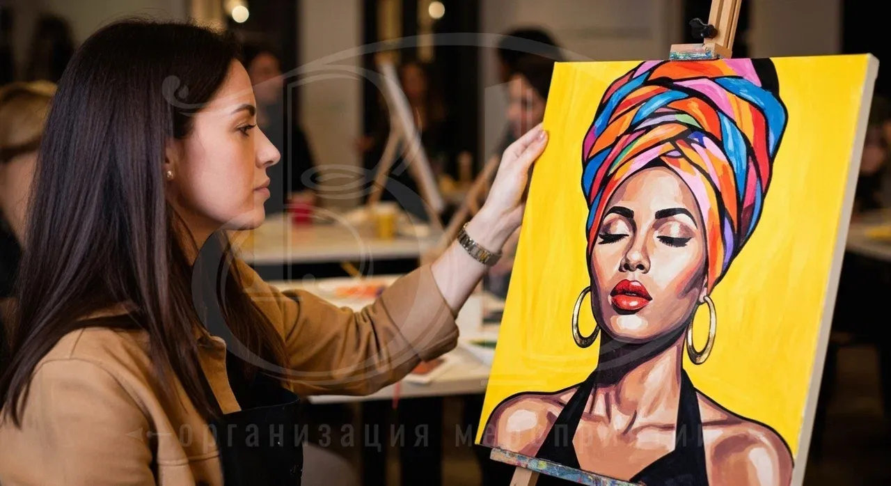 Вечеринка рисования: каждый попробует свои возможности в искусстве