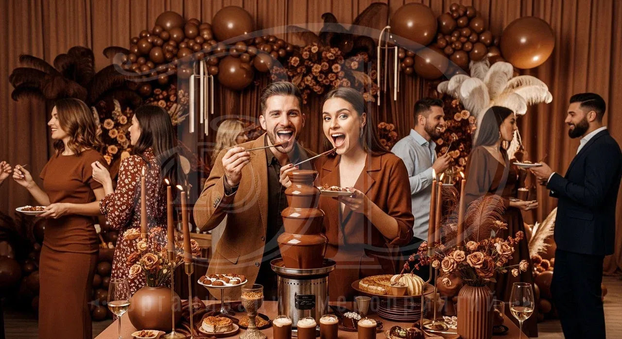 Вечеринка по цветам: коричневая