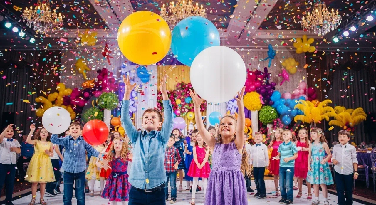 Цветная вечеринка для детей