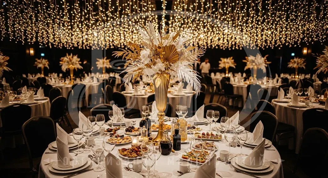 Декорирование пространства для гангстерской вечеринки