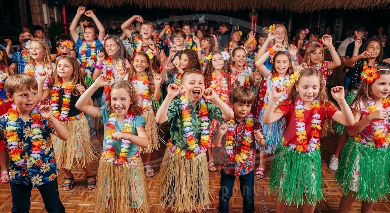 Гавайская вечеринка для детей