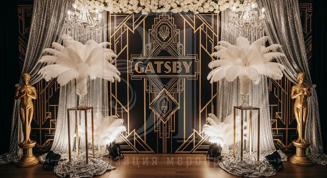Фотозона для Гэтсби-party