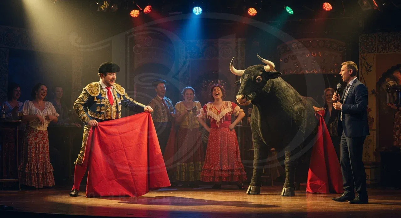 Развлекательная программа на вечеринке в испанском стиле