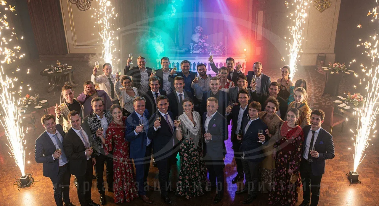 Испанская вечеринка - стиль, объединяющий в состоянии Eufórico