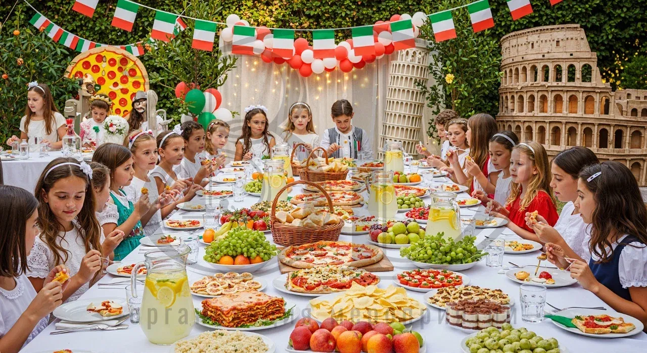 Итальянская вечеринка для детей