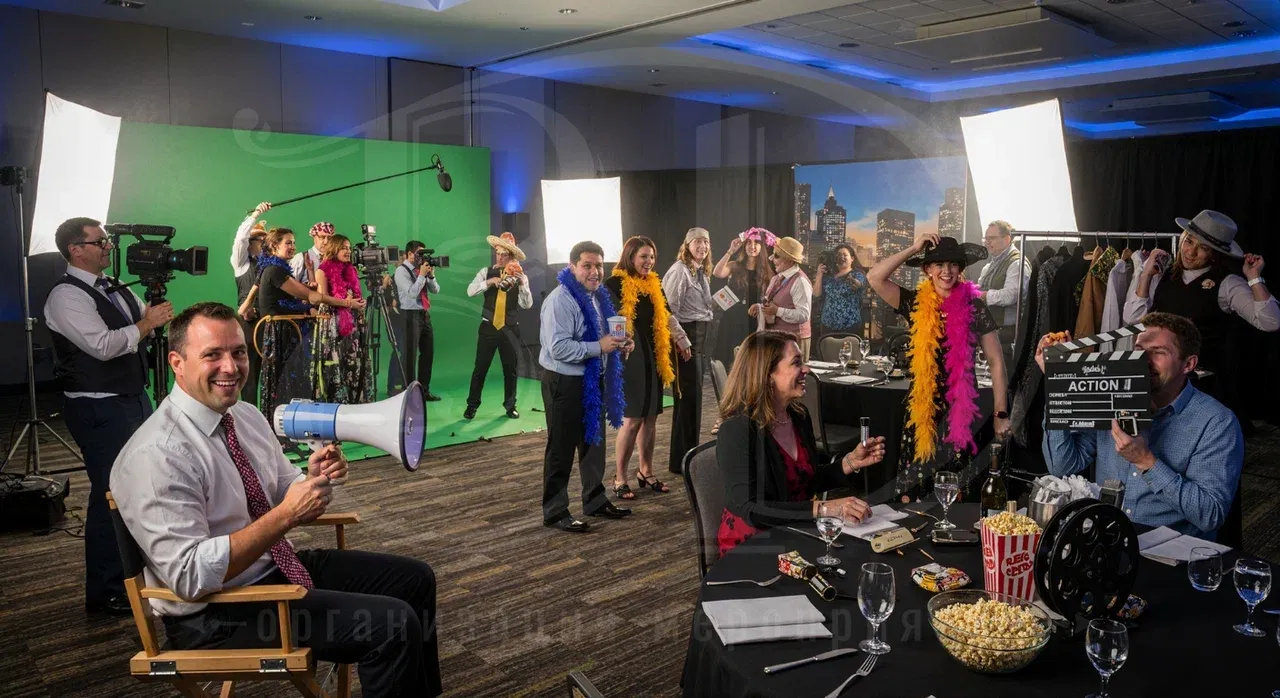 Вечеринка в стиле кино: вовлечение гостей в съёмочный процесс