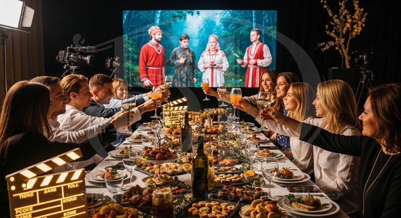 Банкет на кино-вечеринке