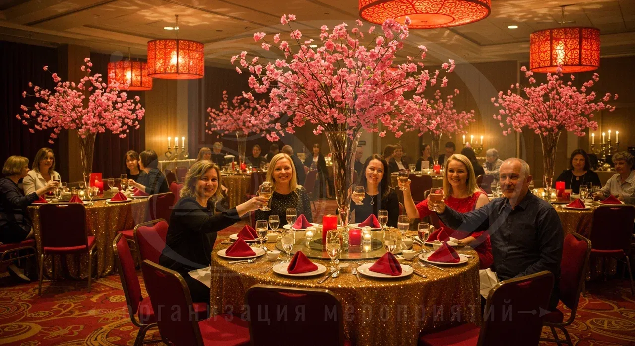 Гости китайской вечеринки