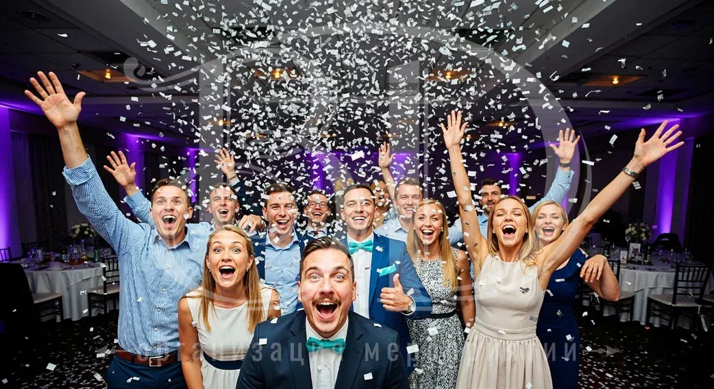 Московский корпоратив: гости в отличном настроении