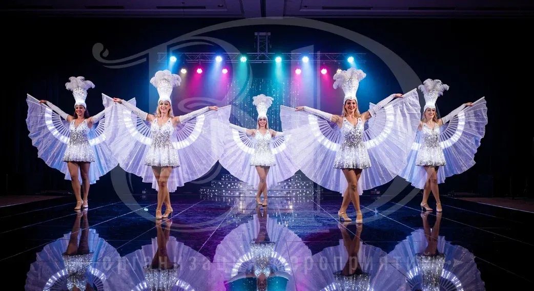 Корпоратив в Москве: световое шоу на мероприятии