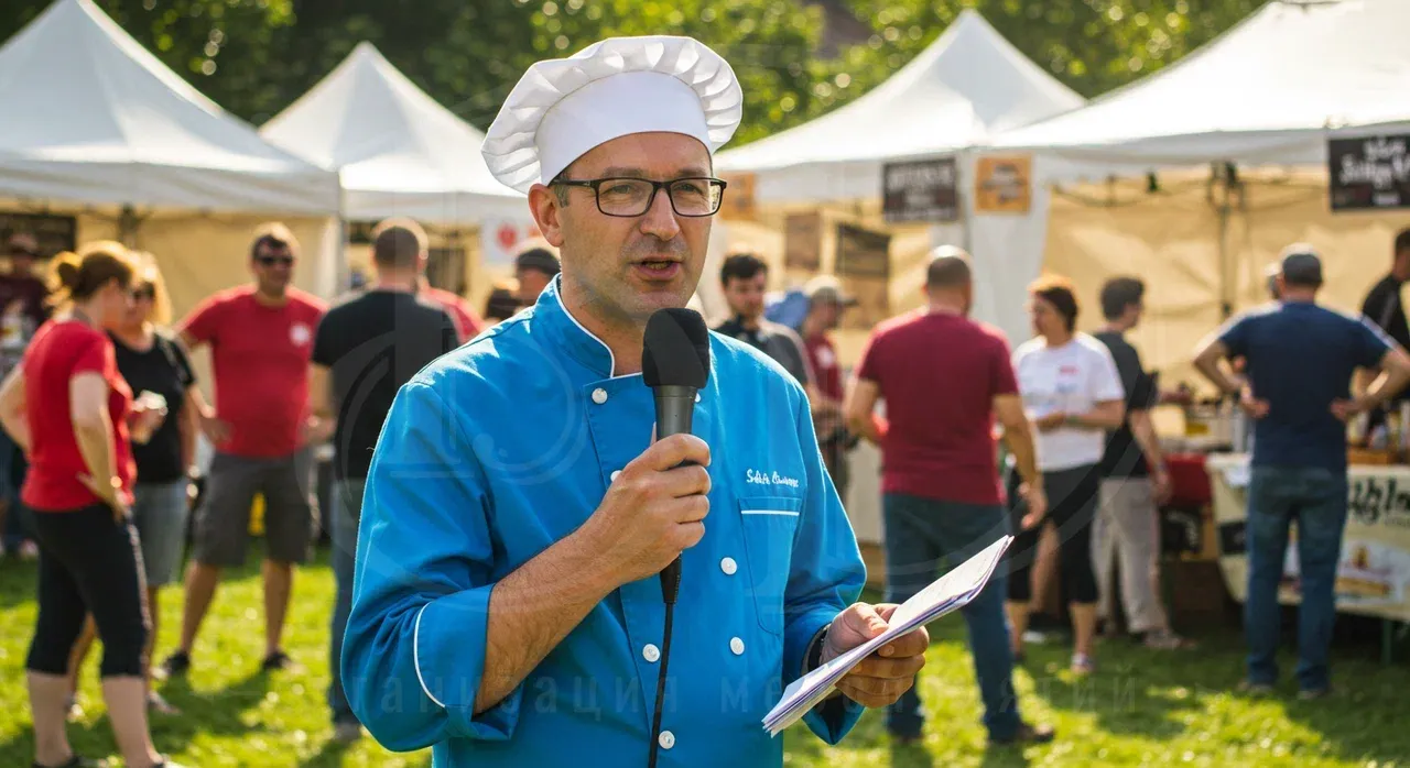 Ведущий кулинарного корпоратива