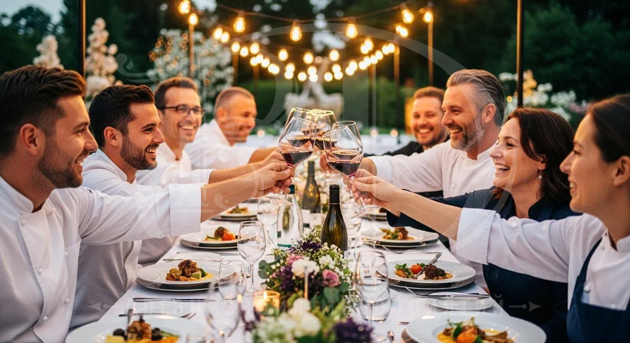 Кулинарный корпоратив: праздничный банкет с самостоятельно приготовленными угощениями