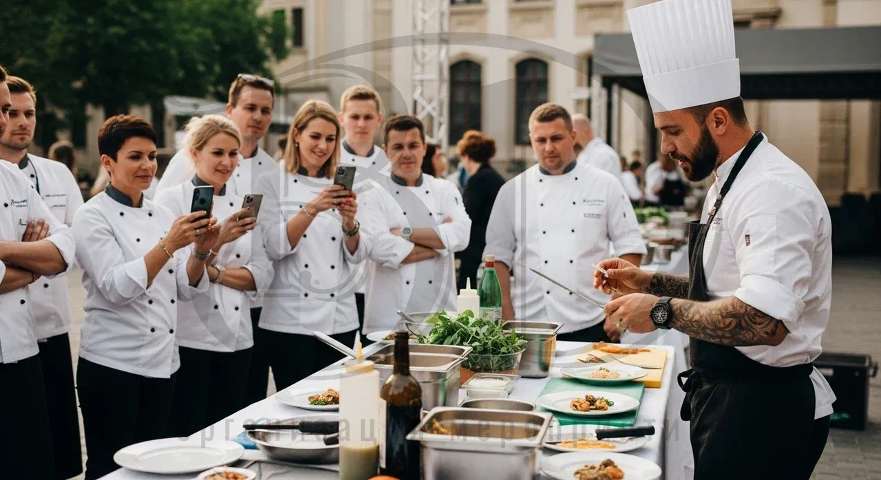 Мастер-класс от шеф-повара на кулинарном корпоративе