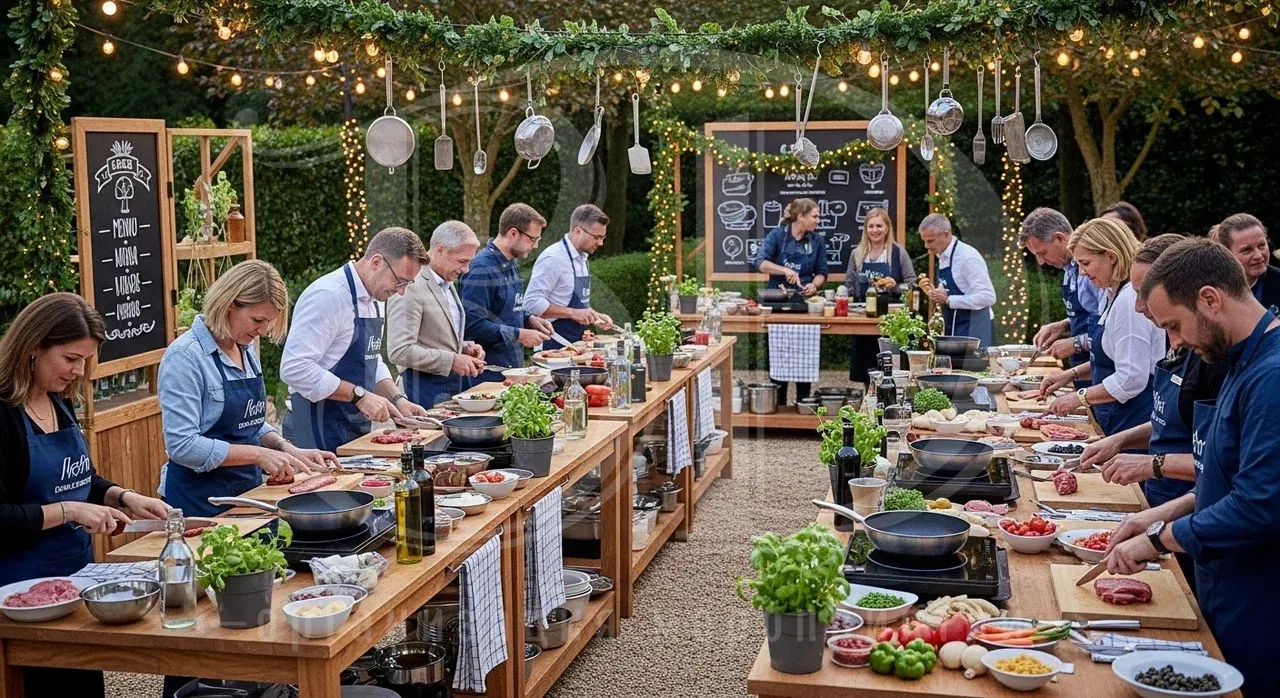 Мастер-класс по аэрографии на московском корпоративе