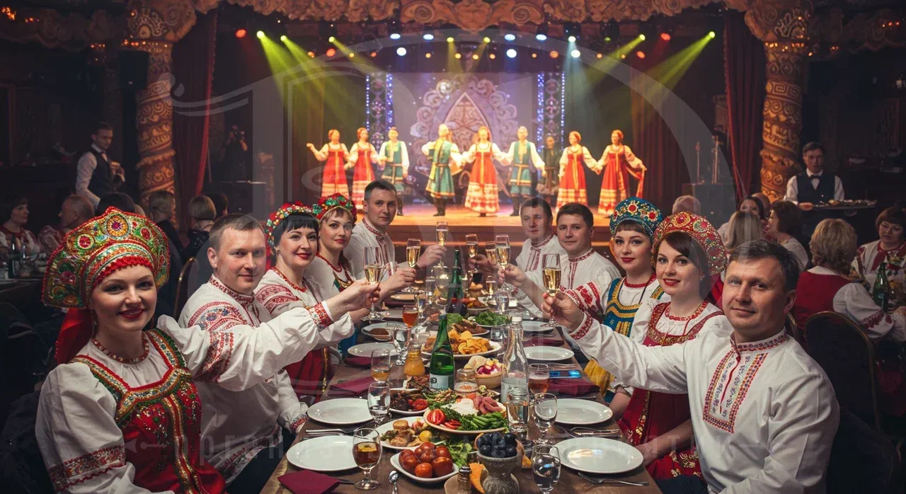 Вечеринка по-русски: банкет