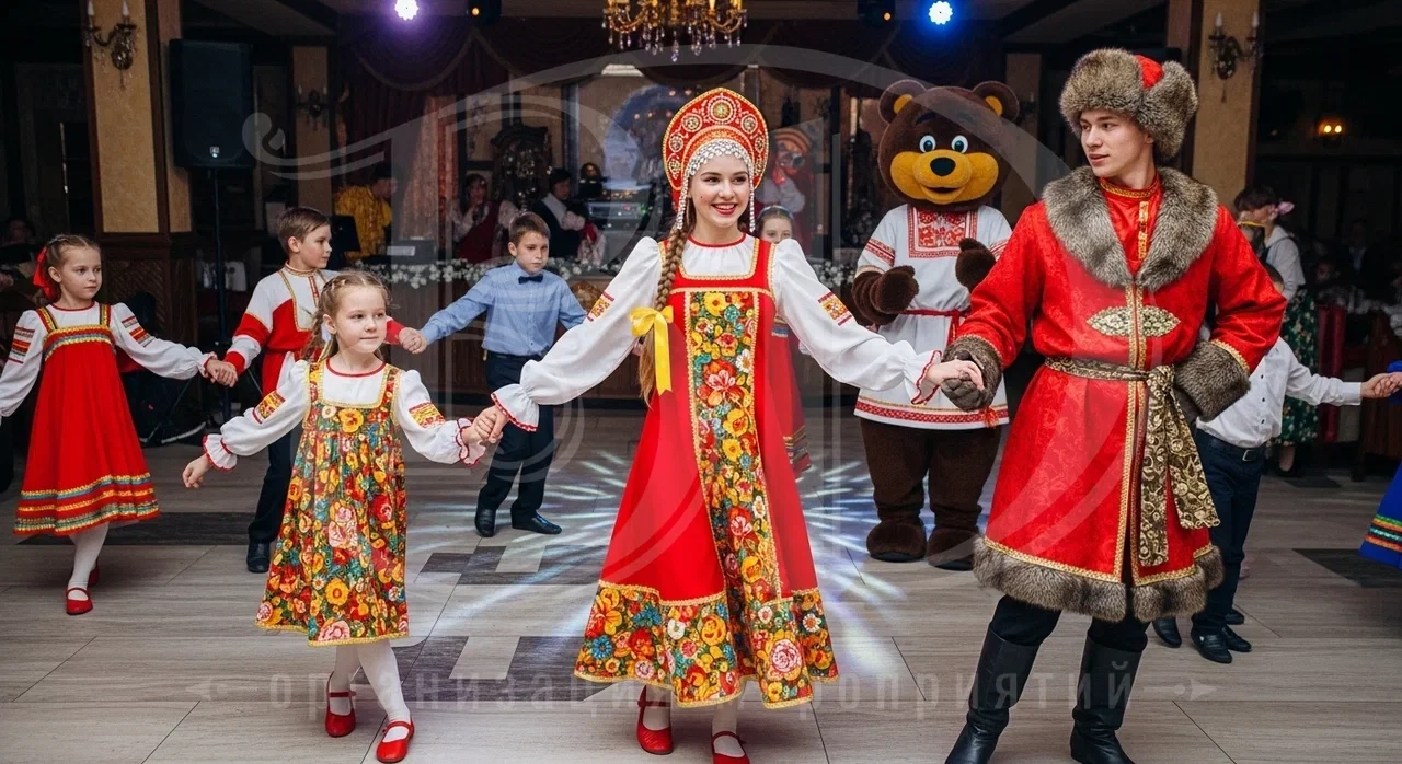 Вечеринка в стиле русских сказок с event-агентством Вдсервис Событий