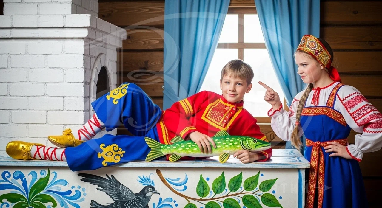 Образы для детей на вечеринке в стиле русских сказок