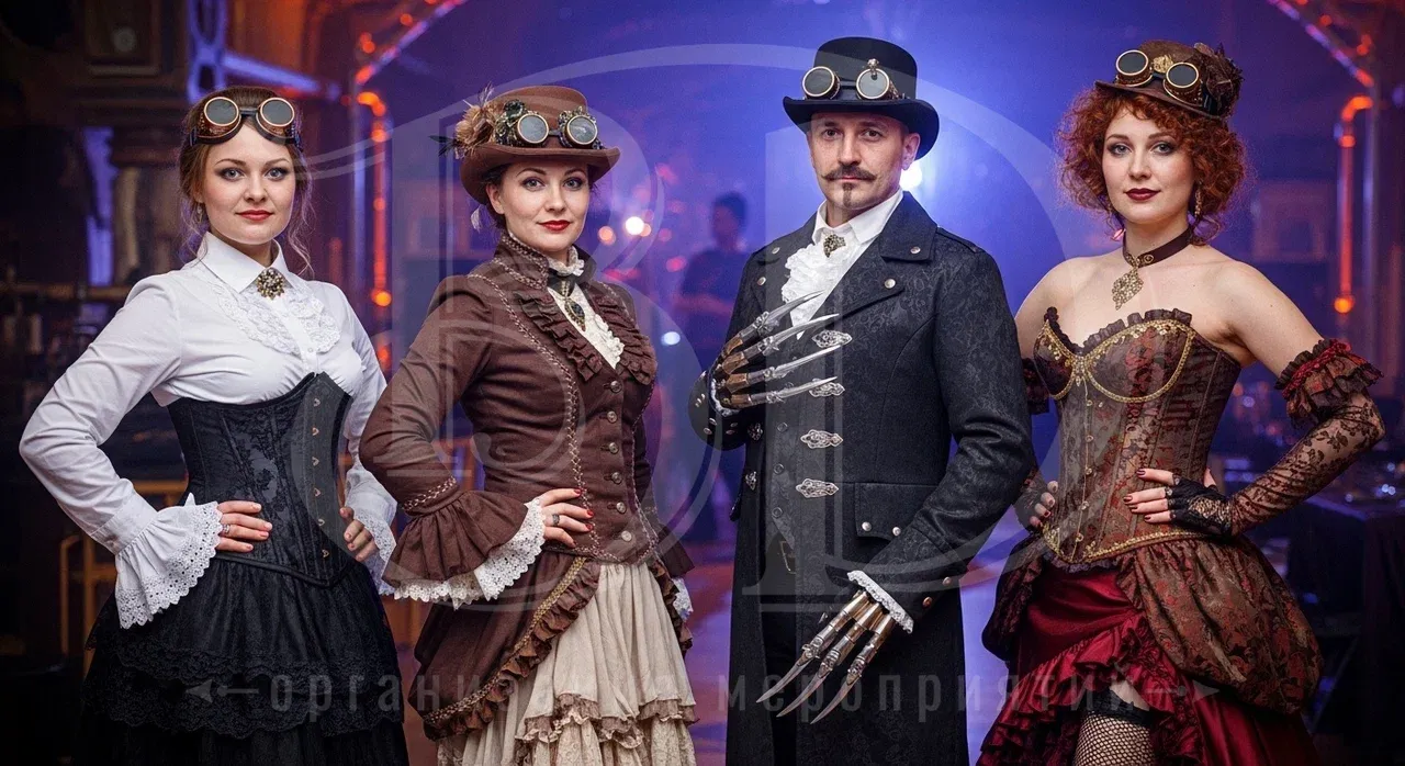 Стимпанк-party с event-агентством Вдсервис Событий