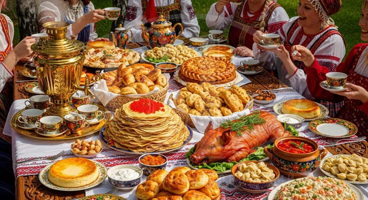 Меню для вечеринки в деревне