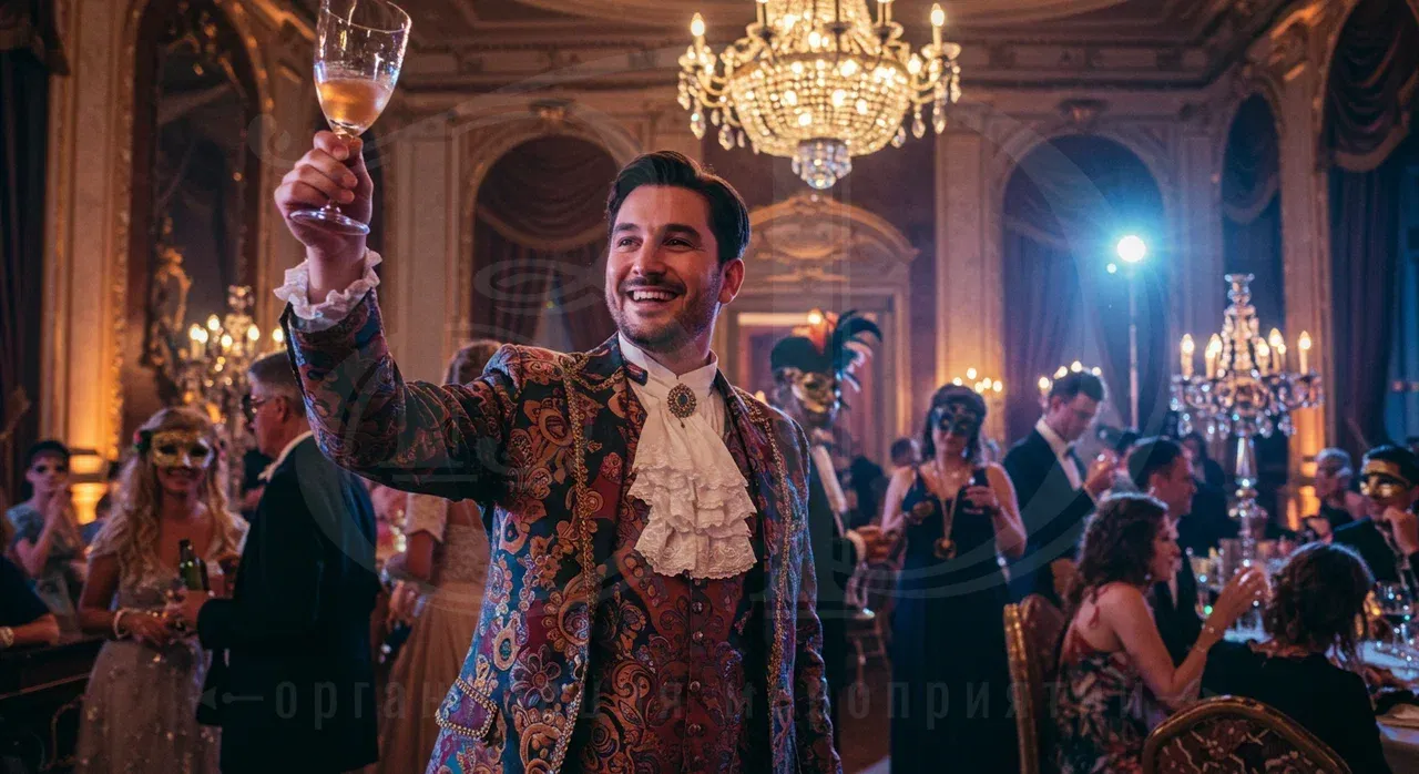 Дресс-код гостя на вечеринке в венецианском стиле