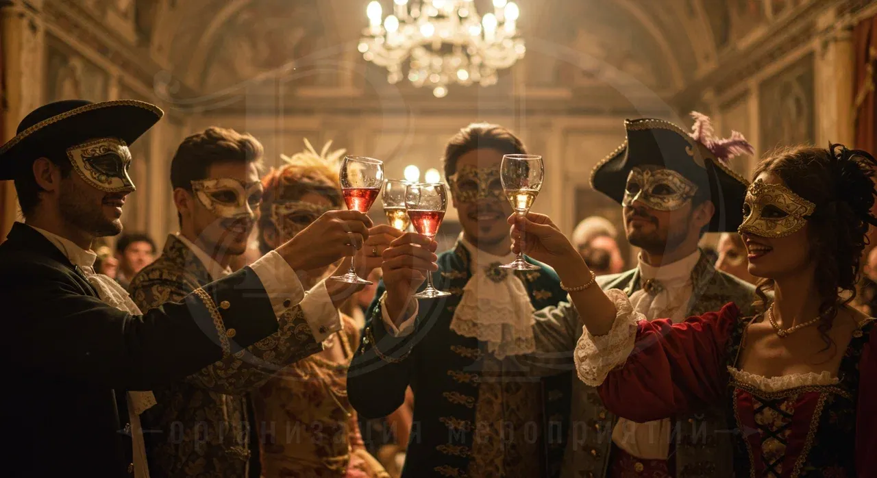 Event-мероприятия в венецианском стиле с агентством Вдсервис Событий