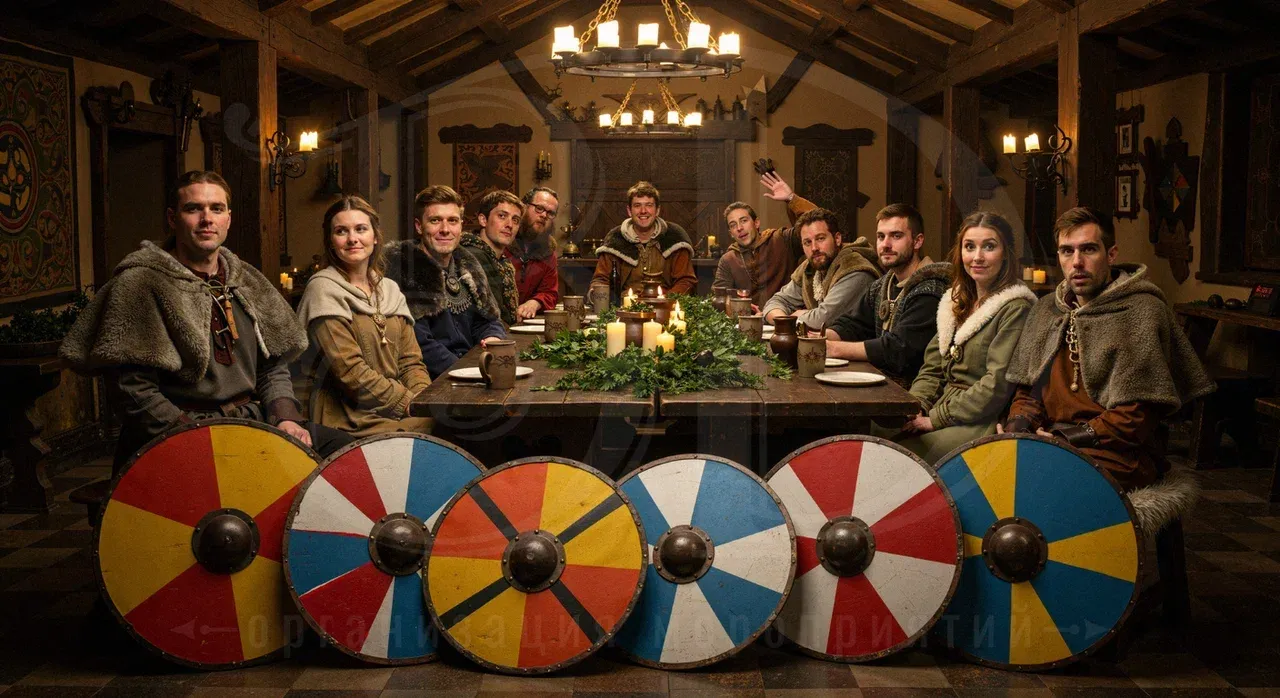 Event-мероприятие в скандинавском стиле