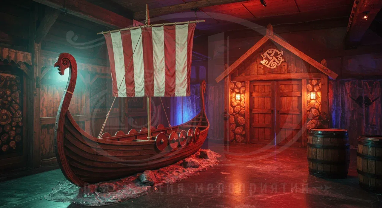 Фотозона на скандинавской вечеринке