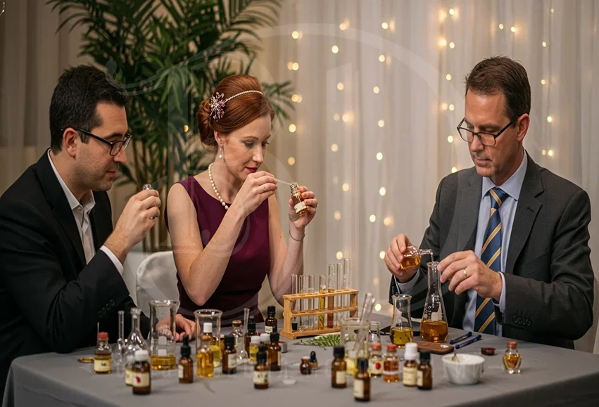 Мастер-класс по созданию парфюма с event-агентством Вдсервис Событий