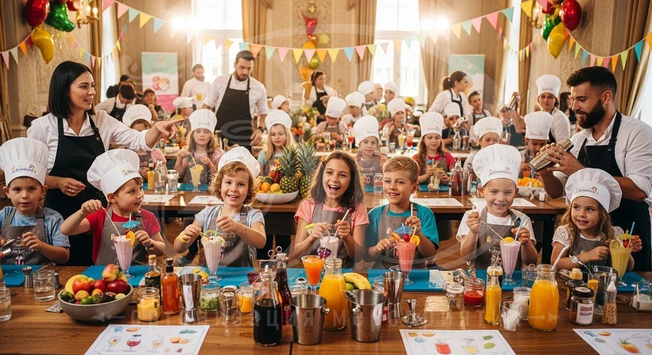 Мастер-класс по коктейлям для детей