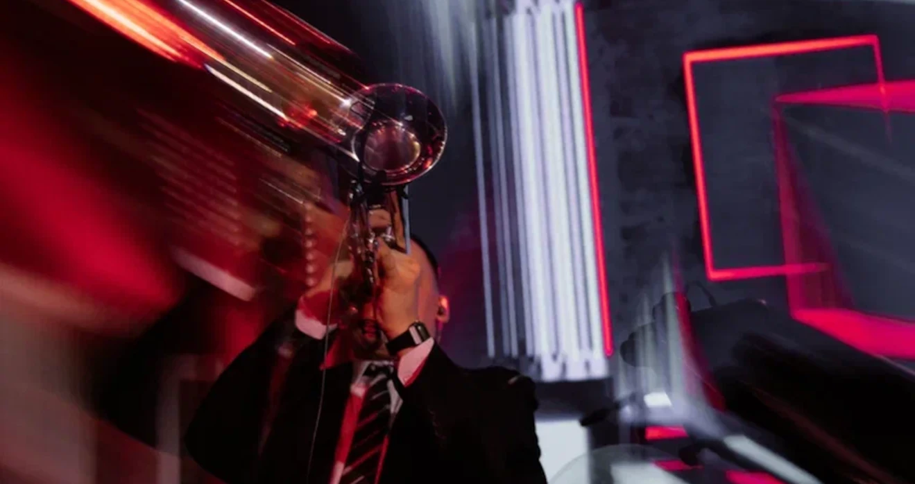 Оркестр на свадьбе в стиле готической Love story