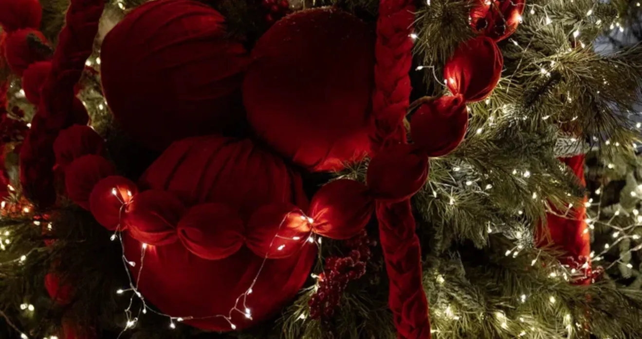 Декорирование пространства ресторана SIXTY в Москва-CITY для новогоднего корпоратива