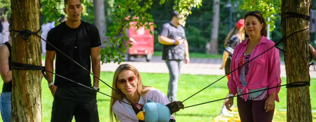 Летний корпоратив для компании КомТрансЮг: задания на меткость и ловкость