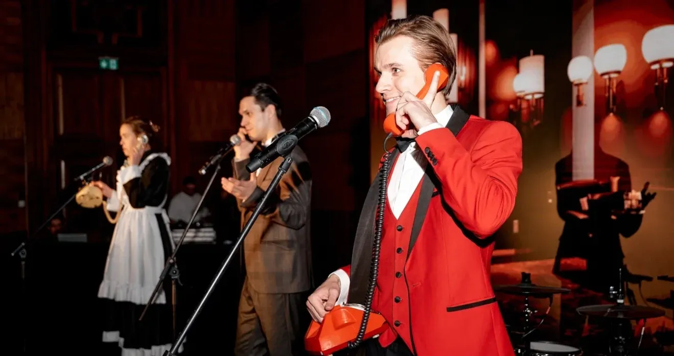 Актерская игра на вечеринке Отельные истории (форум отельеров HBD в Санкт-Петербурге)