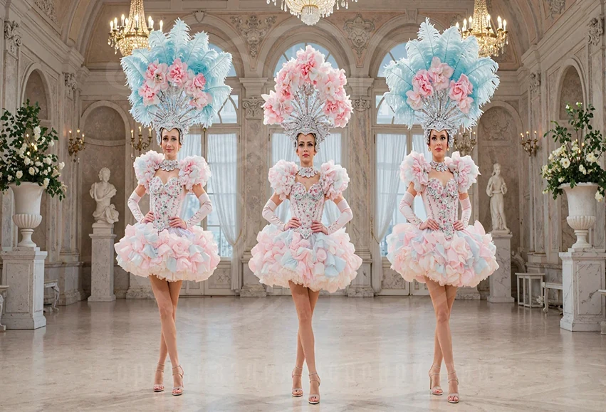 Выступление шоу-балета на мероприятии