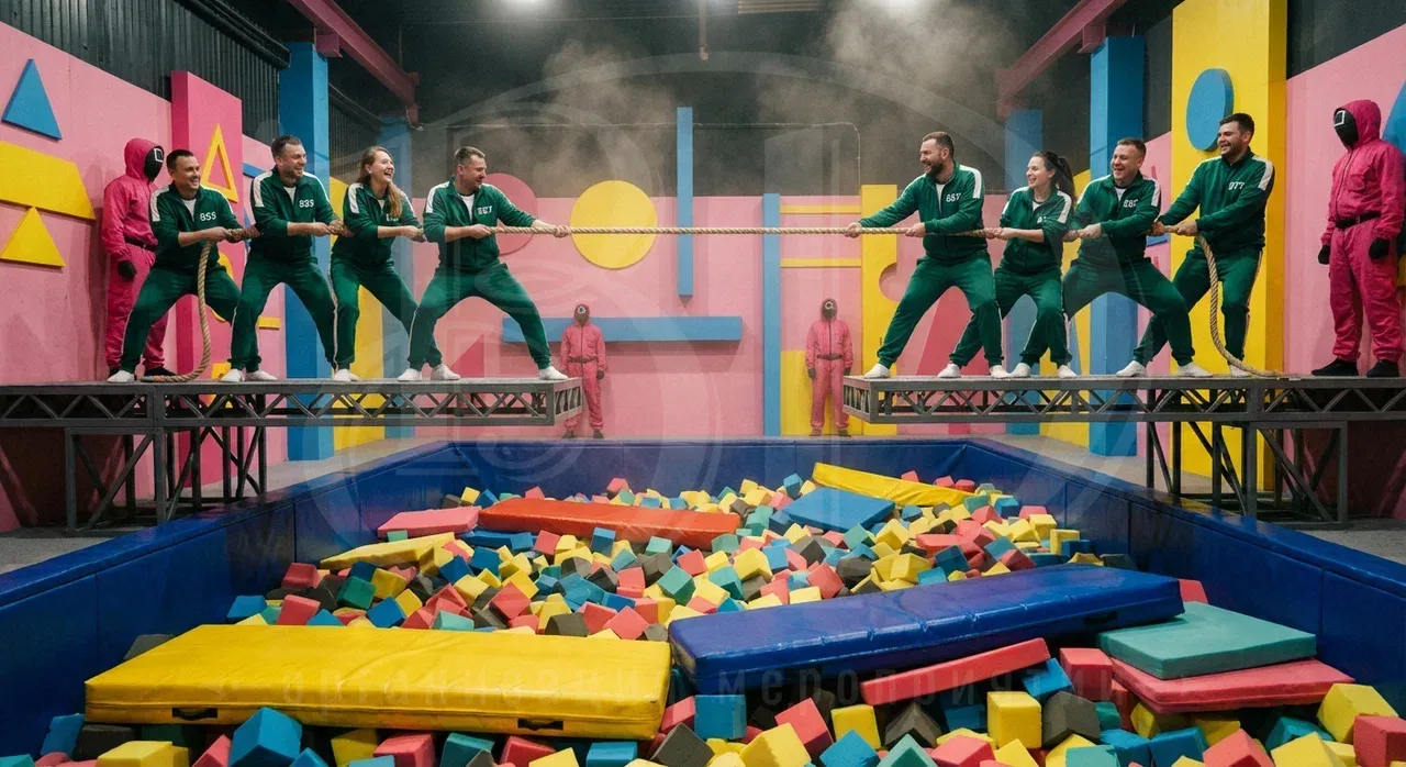 Квест-игра для корпоративного тимбилдинга: Игра в кальмара