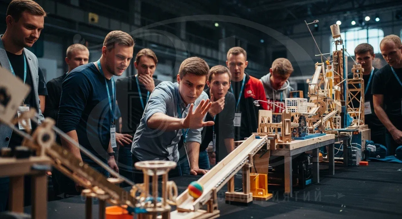 Инженерные концепции тимбилдинга: Машина Голдберга