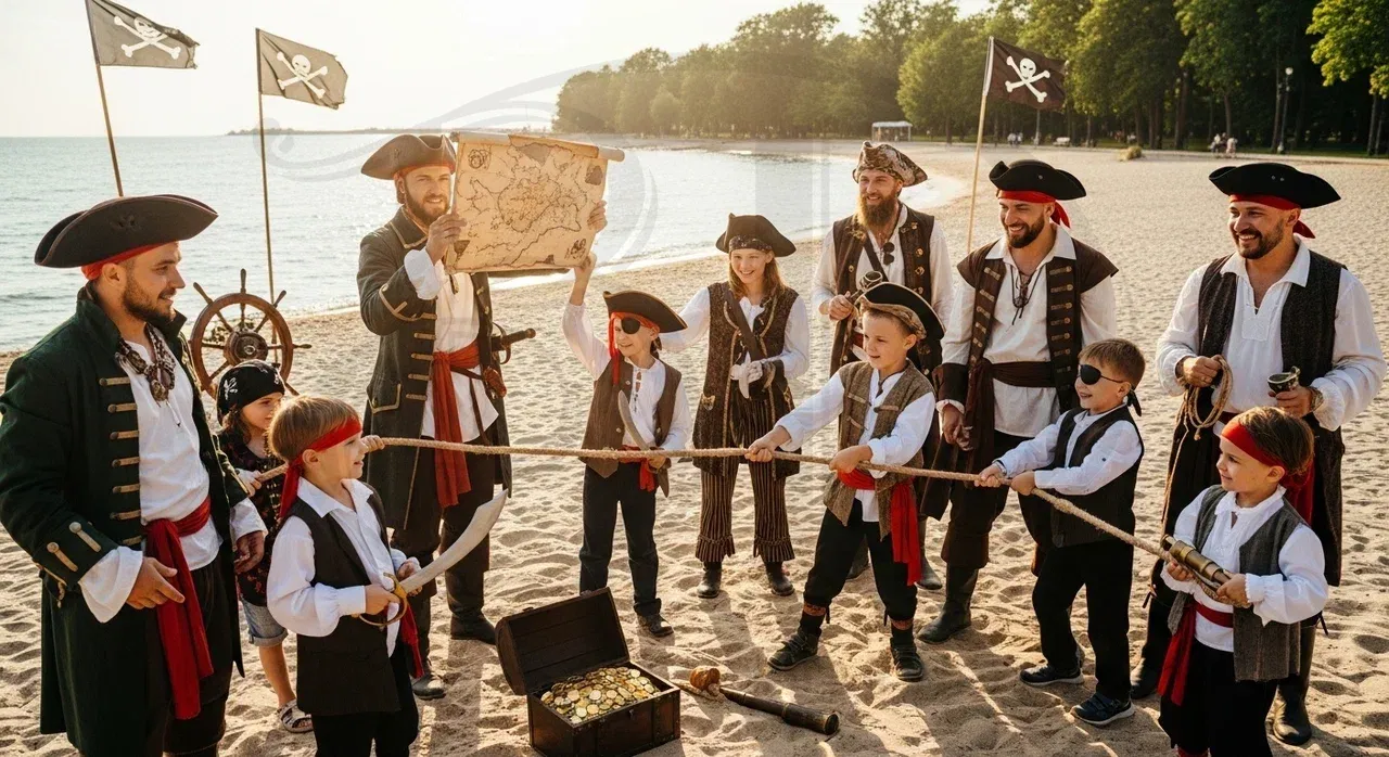 Тимбилдинг Пираты: сценарий для детей