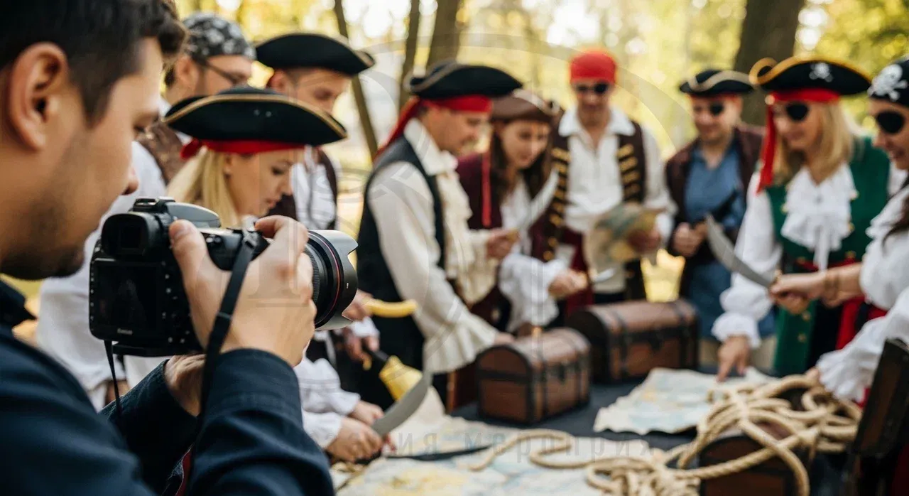 Тимбилдинг Пираты: видеосъёмка мероприятия