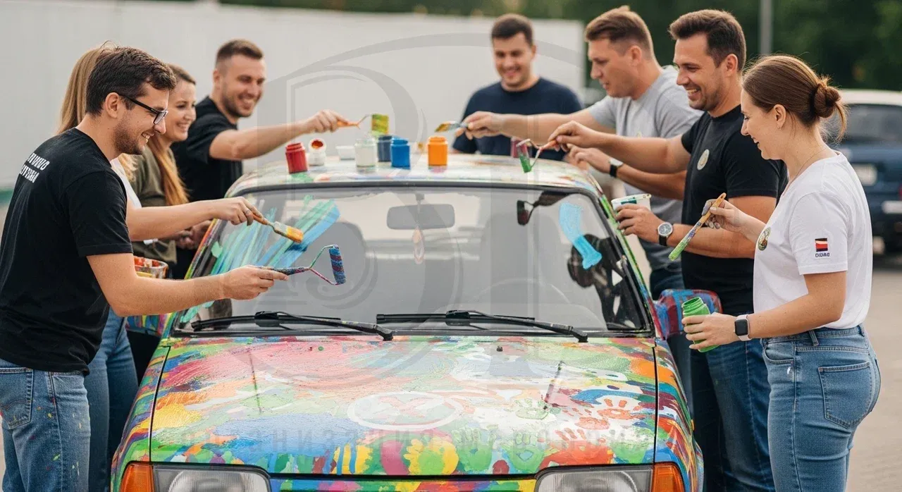 Тимбилдинг Тачка на прокачку от event-агентства ВДСервис Событий