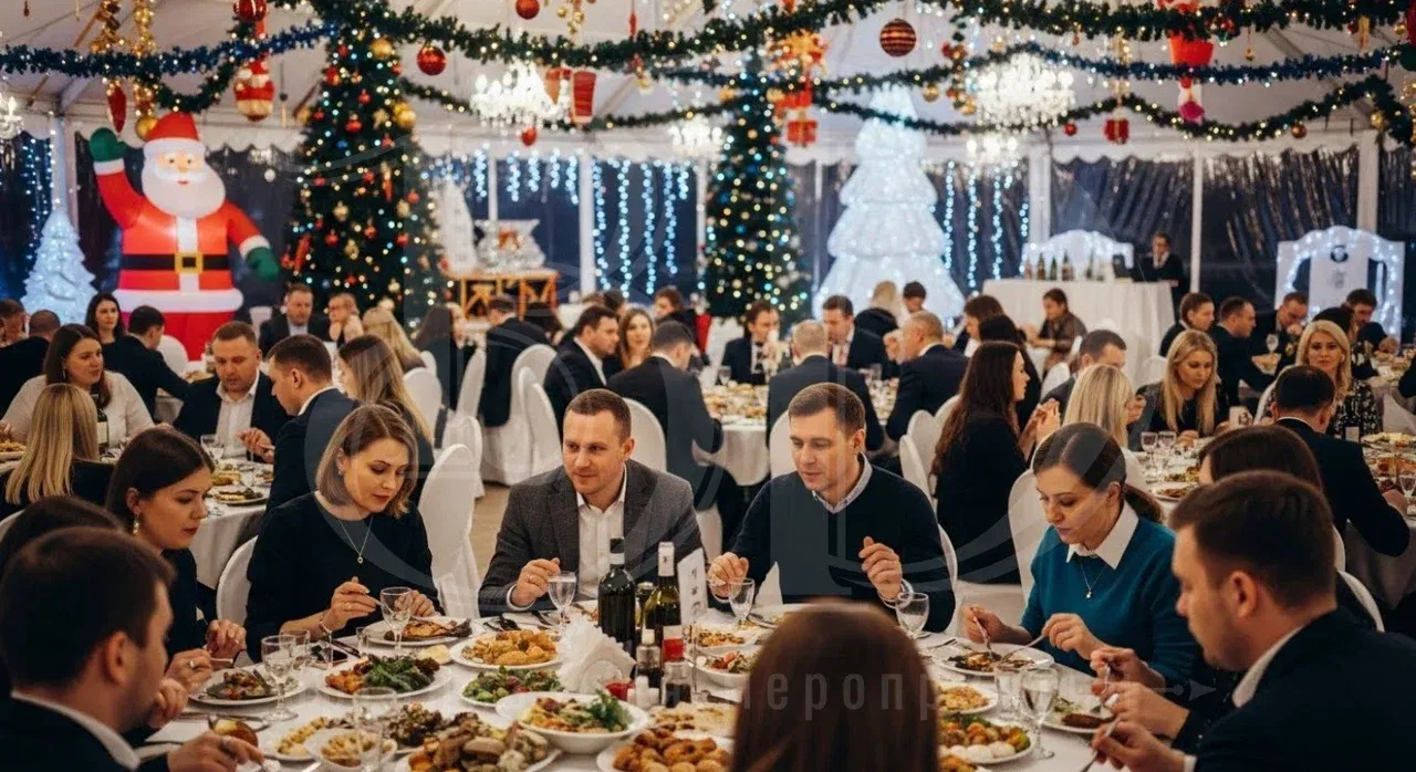 Предновогодний корпоратив на 200 человек