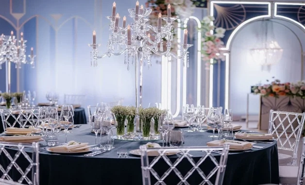 Зал Чайка в ресторане Морской для мастер-класса по дрифту на радиоуправлении в Сочи