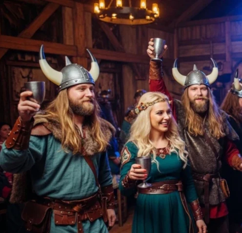 Вечеринка викингов