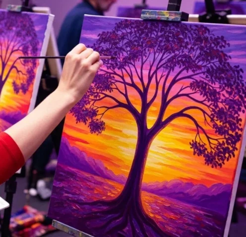 Картины акрилом