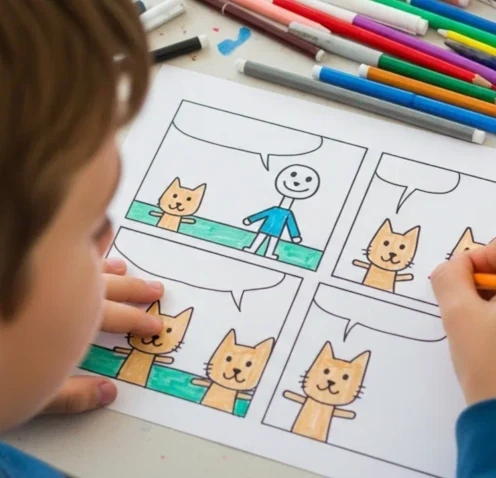 Рисование комиксов (манги)