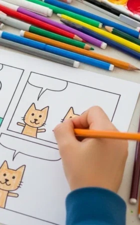 Рисование комиксов (манги)